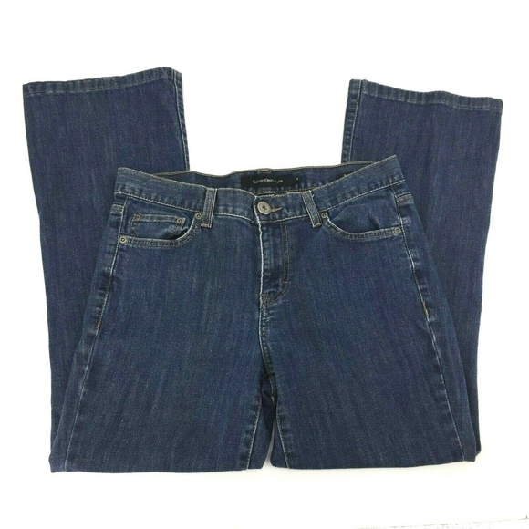 Calvin Klein Flare Fit Jeans Medium Wash Size 8 - Picture 4 of 7